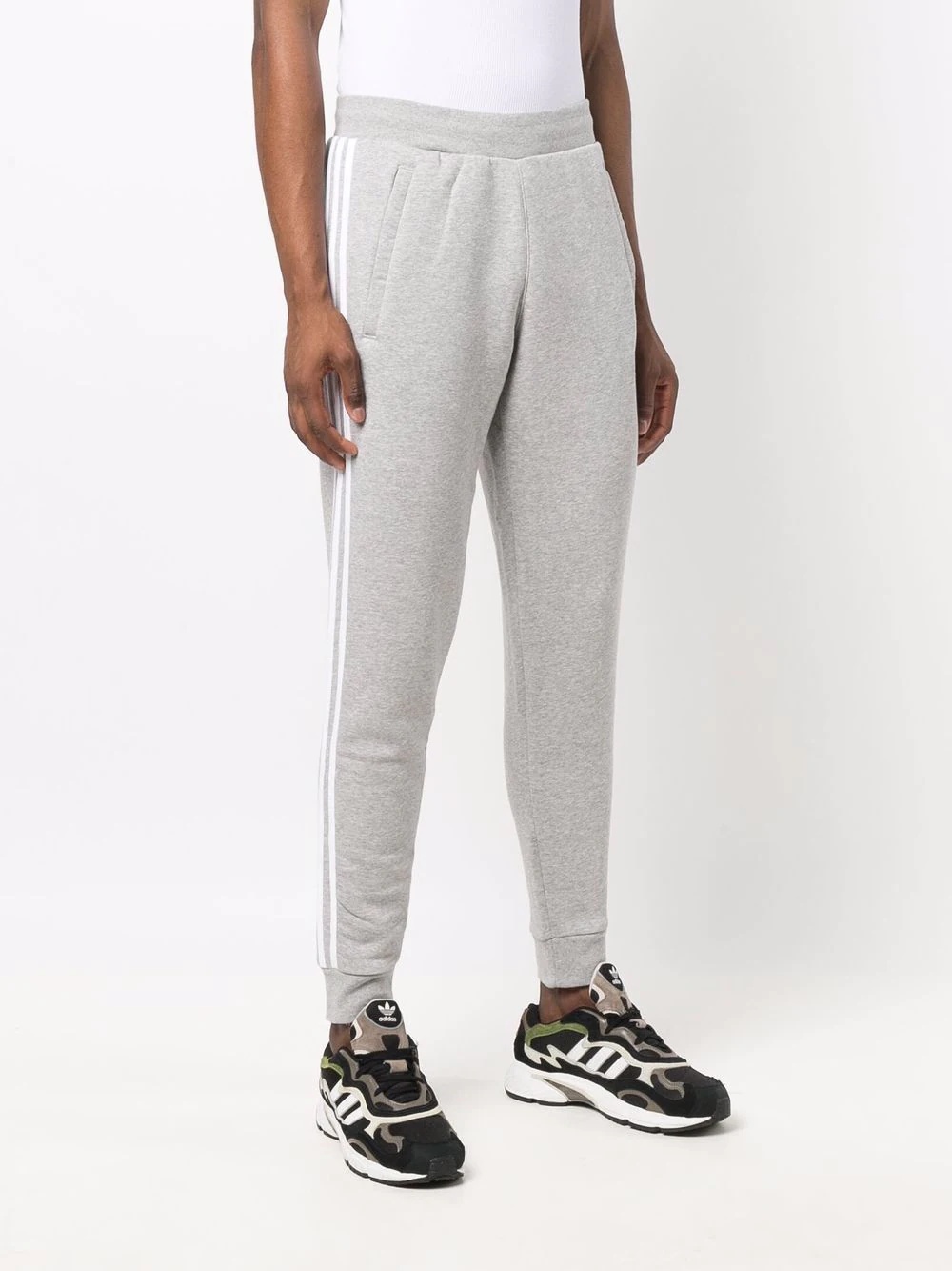 tri-stripe track pants - 3