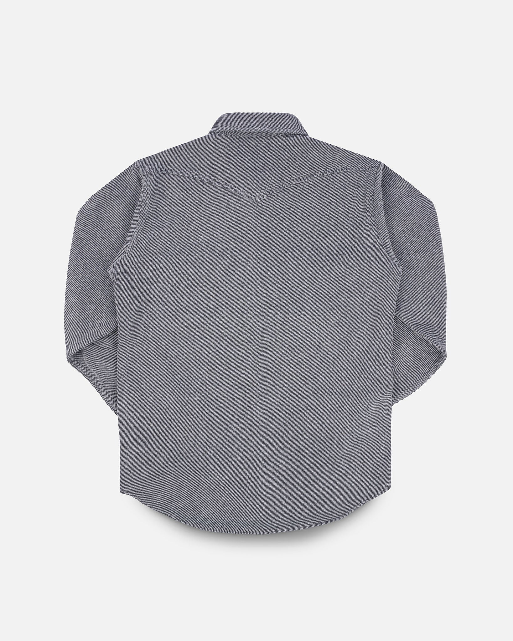 IHSH-254-GRY Kersey Western Shirt - Grey - 5