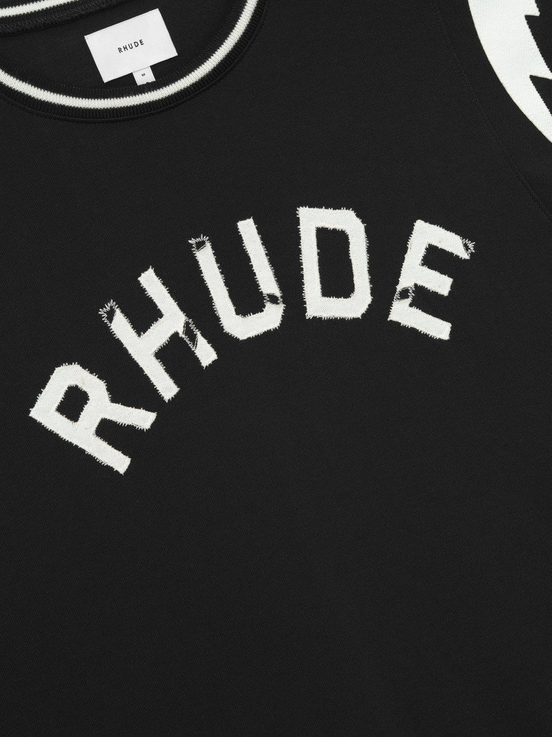 RHUDE LIGHTNING RINGER JERSEY TEE 3