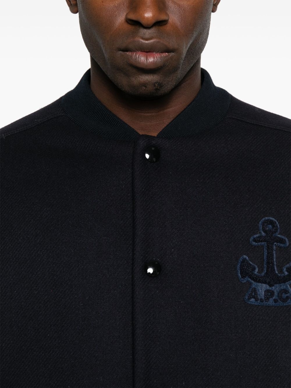 logo-embroidered jacket - 5