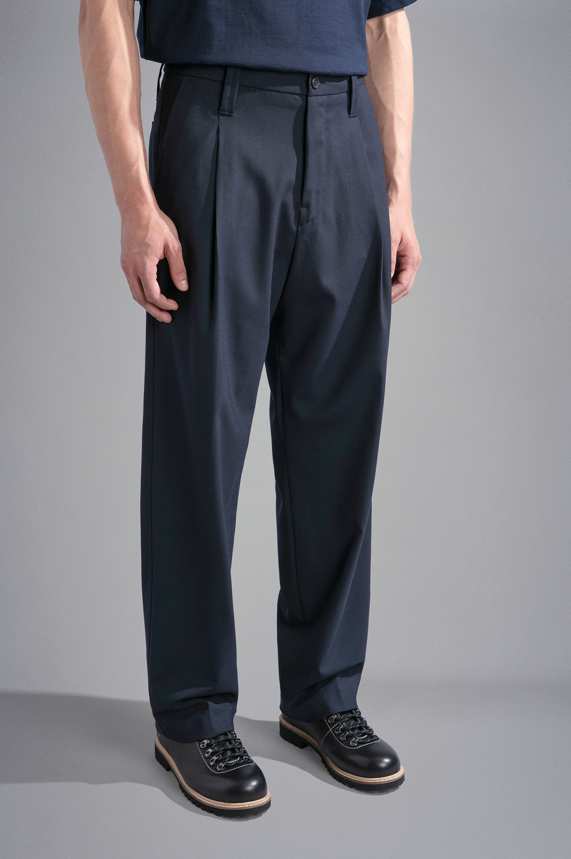 TECHNICAL WOOL CHINO TROUSERS - 6