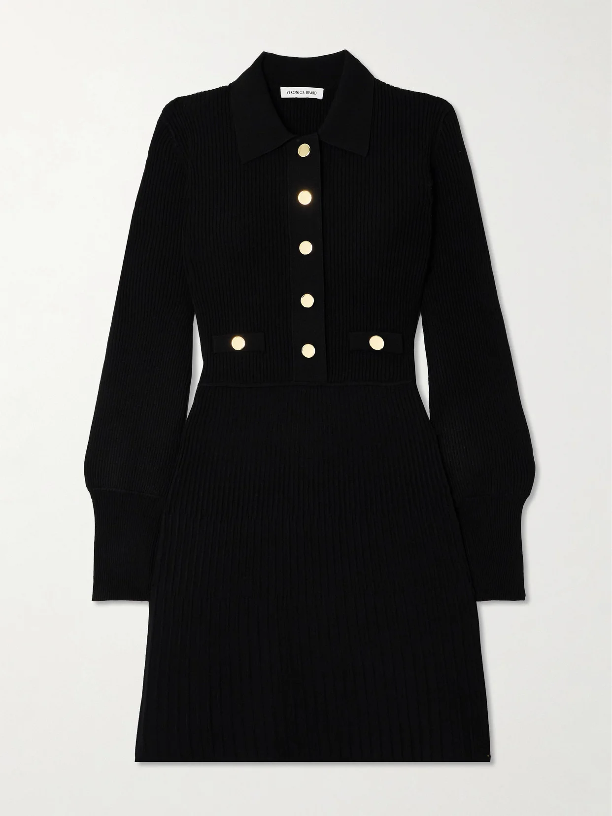 Lauper Embellished Ribbed-knit Midi Dress - 1