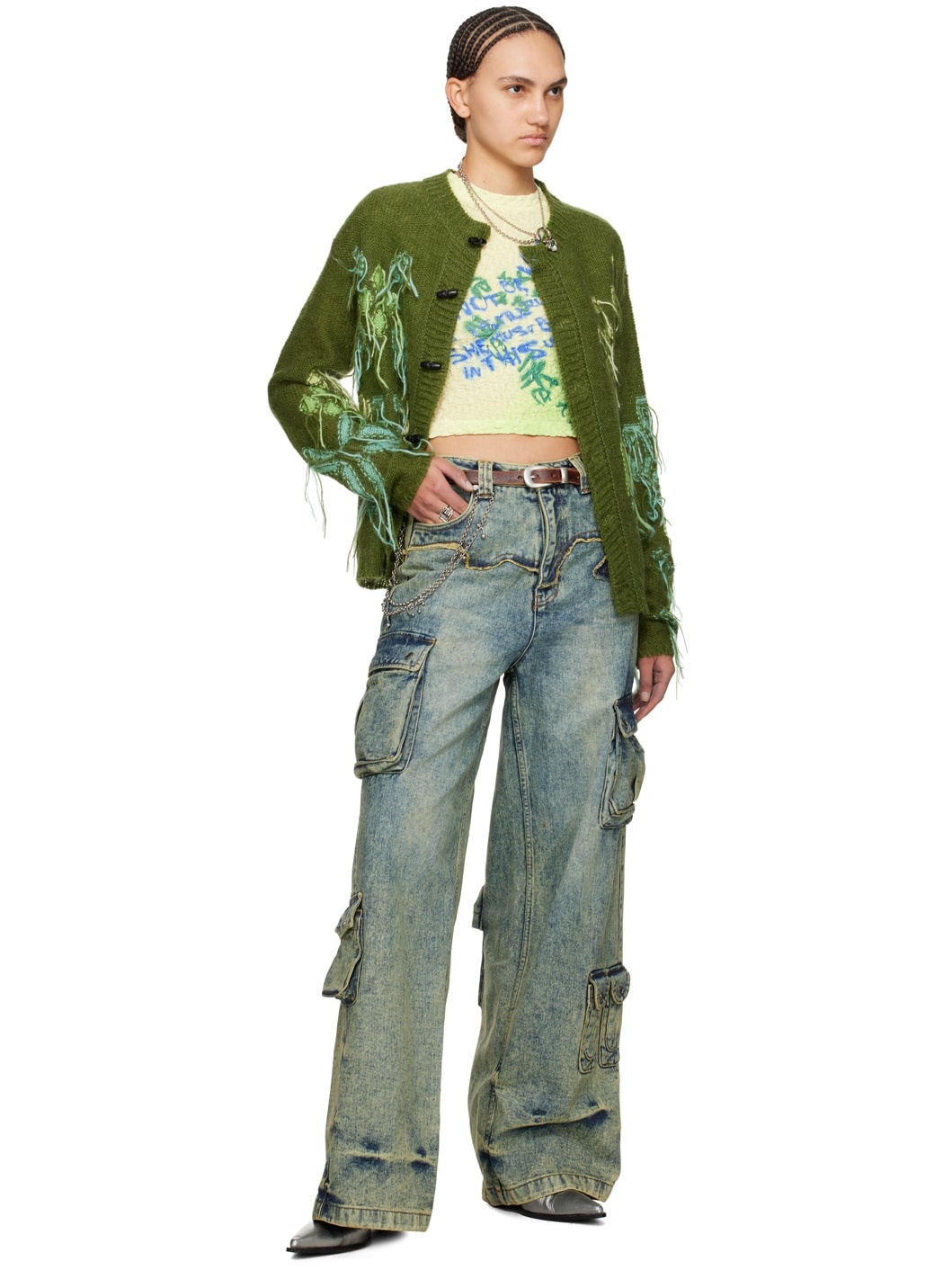 Green Essential Jenny T-Shirt - 4
