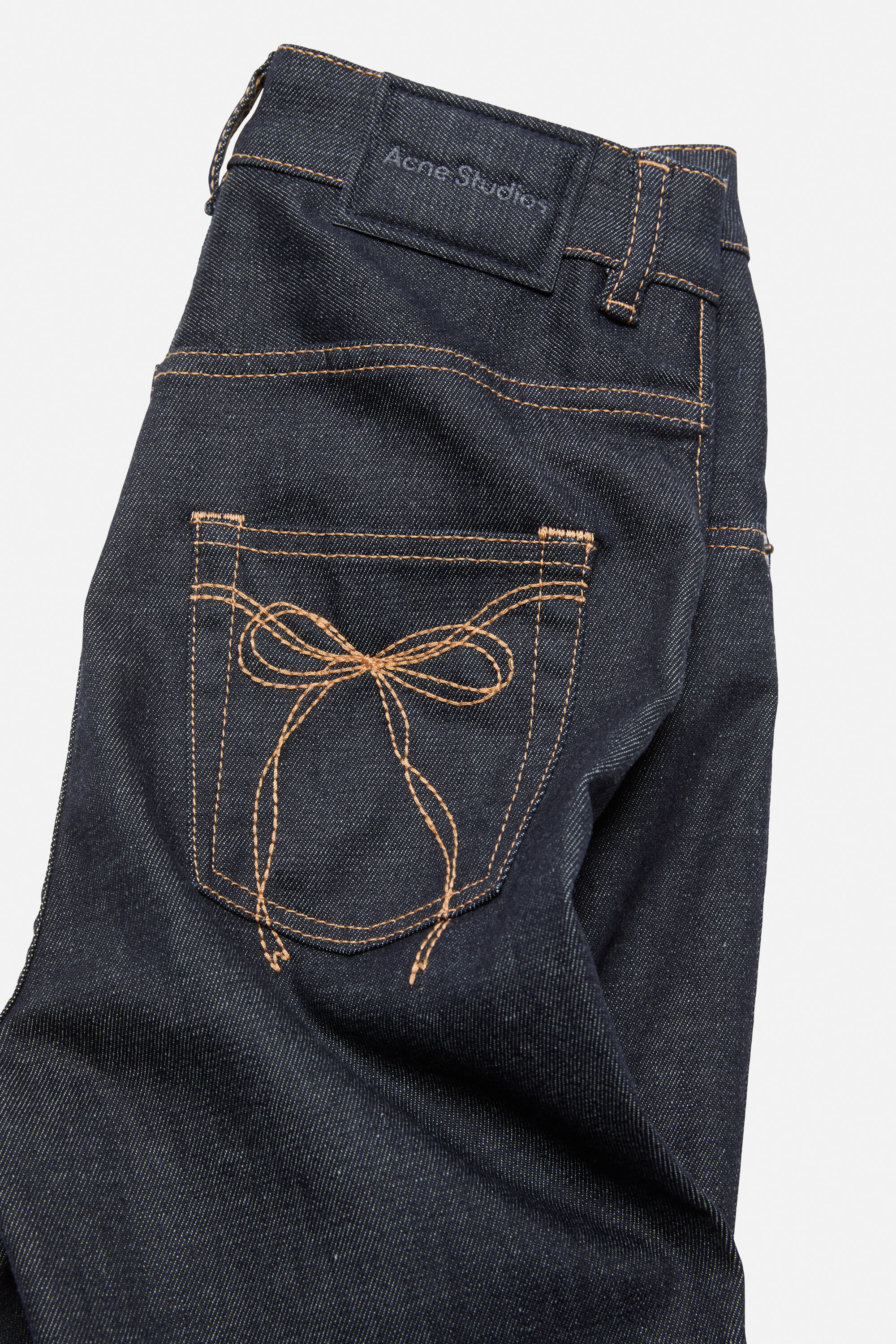 Stretch denim trousers - Dark Blue - 4
