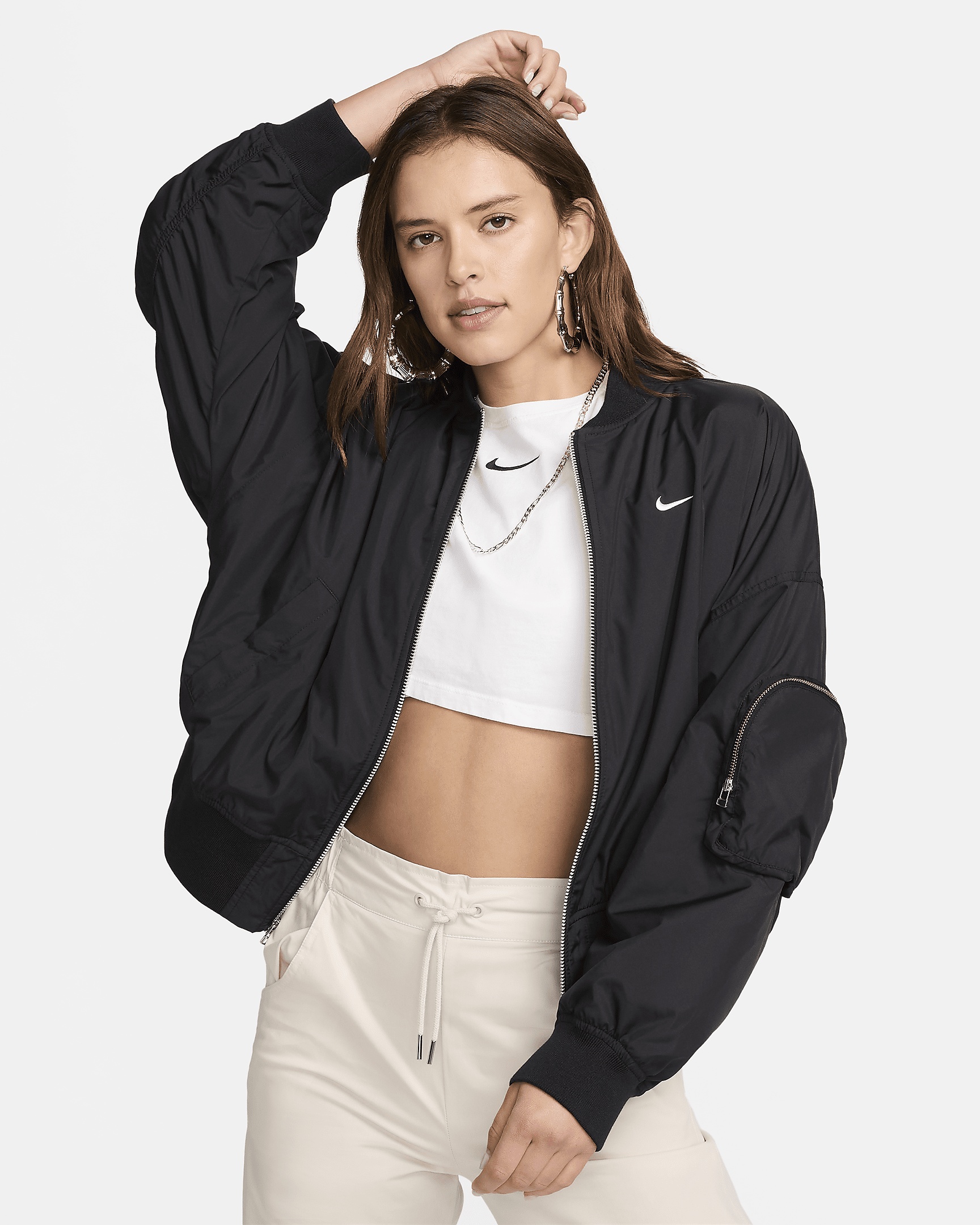 Nike Sportswear Essential Women's Oversized Bomber Jacket - 1