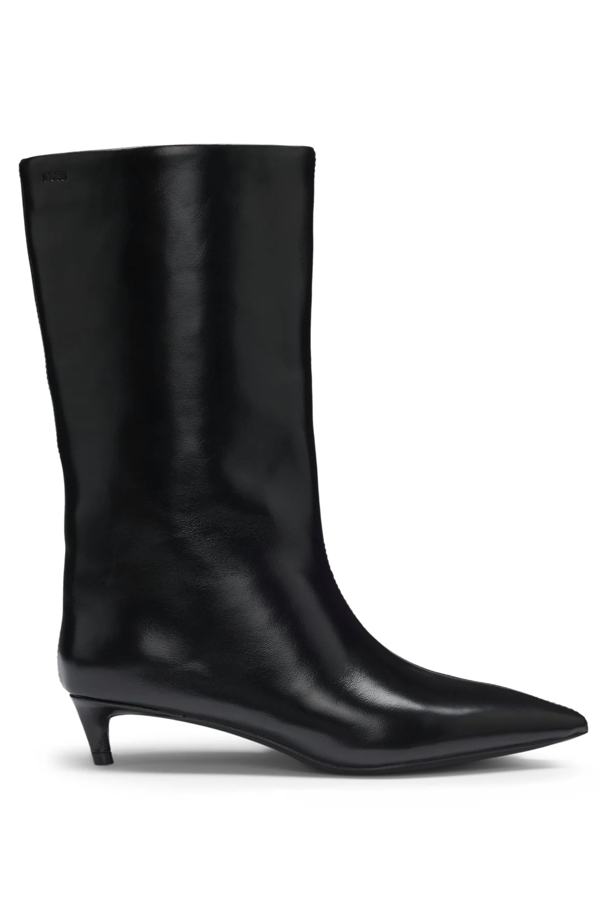 LEATHER BOOTS WITH 3.5CM HEEL - 1