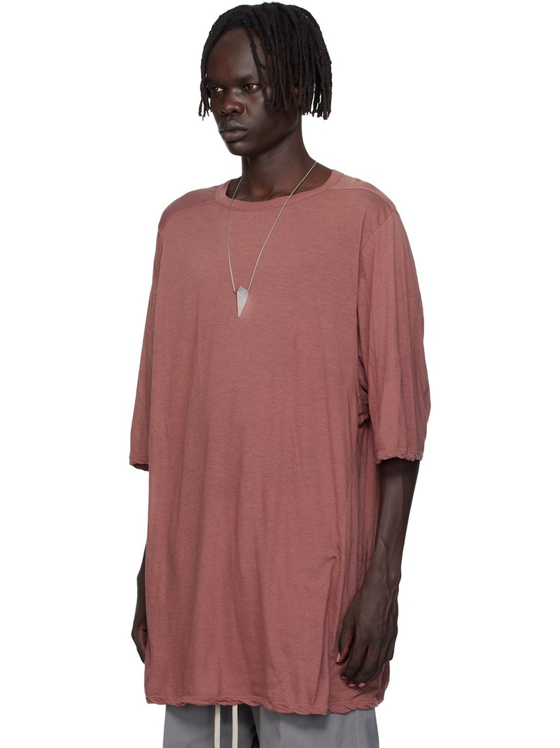 Rick Owens Pink Concordians Jumbo T-shirt outlook