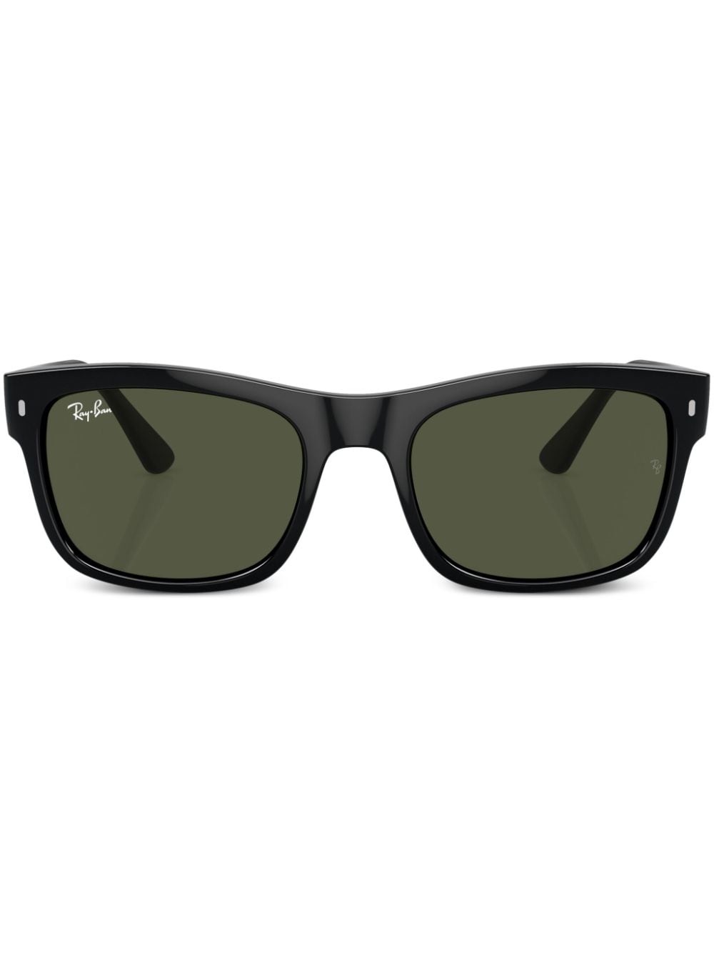 logo-plaque square-frame sunglasses - 1