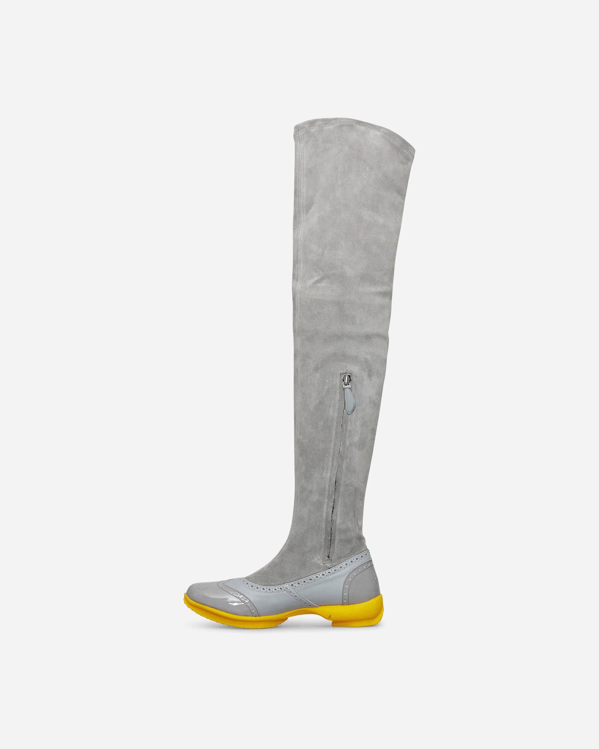 Sonia High Boots Fog Grey / Oyster Grey / Yellow - 3