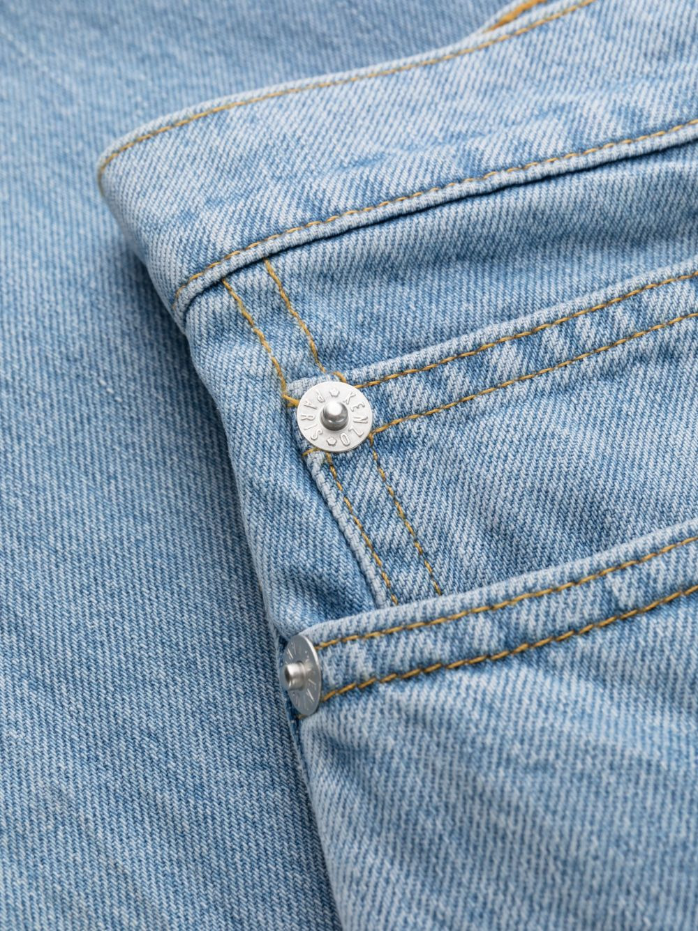 Asagao straight-leg jeans - 5