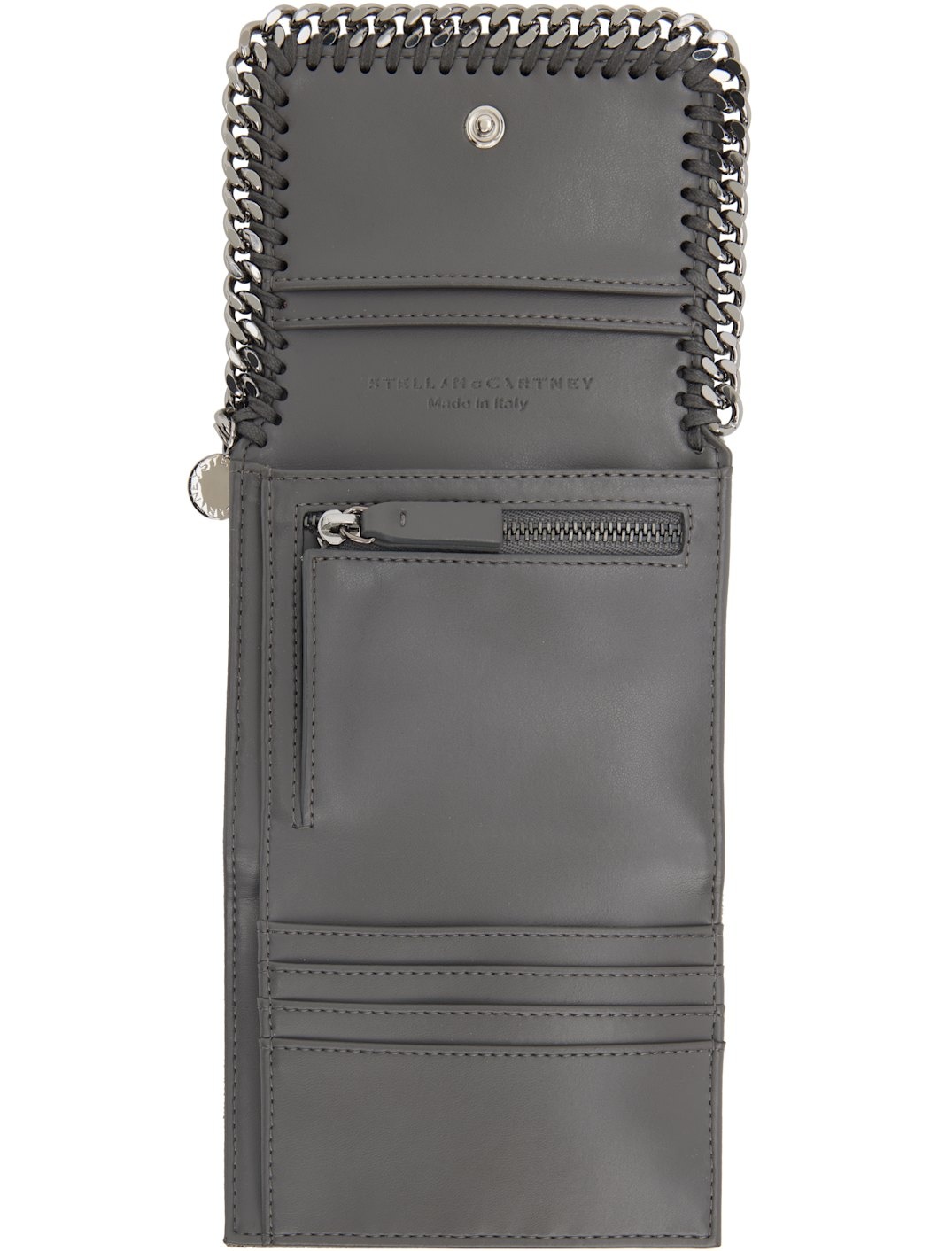 Silver Falabella Small Flap Wallet - 3