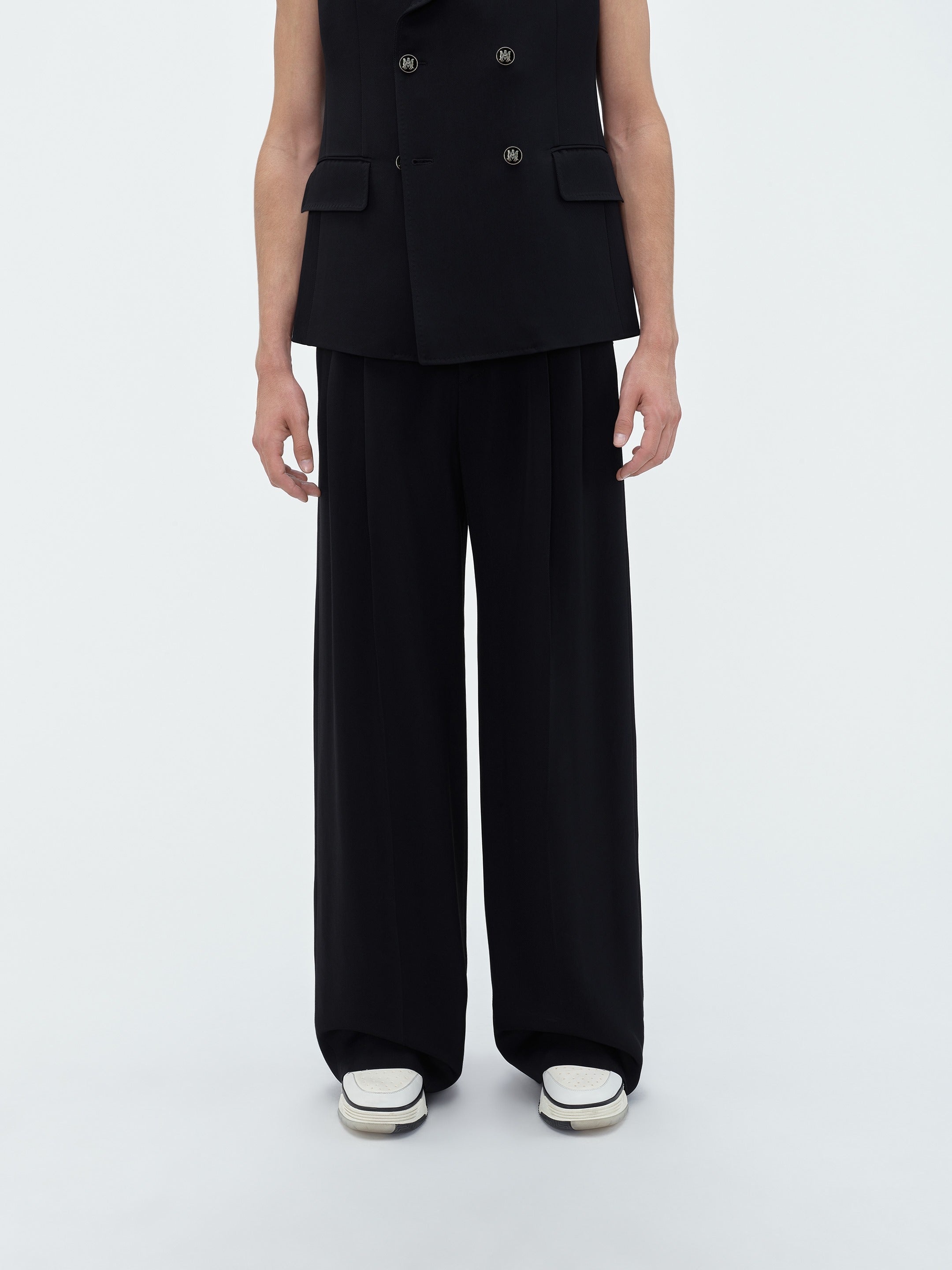 DOUBLE PLEATED PANT - 3