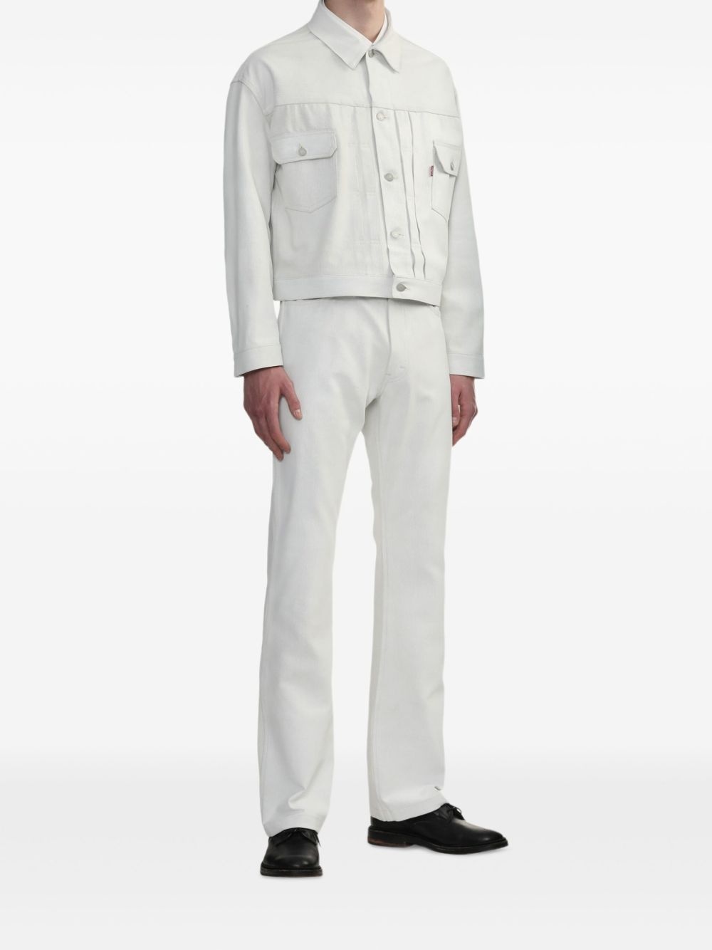 button-fastening jacket - 2