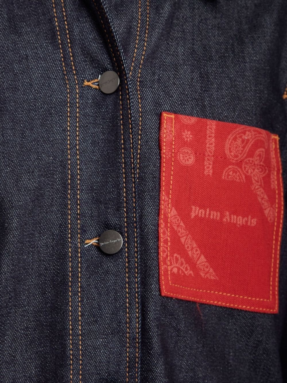 Bandana Pocket workwear denim jacket - 5