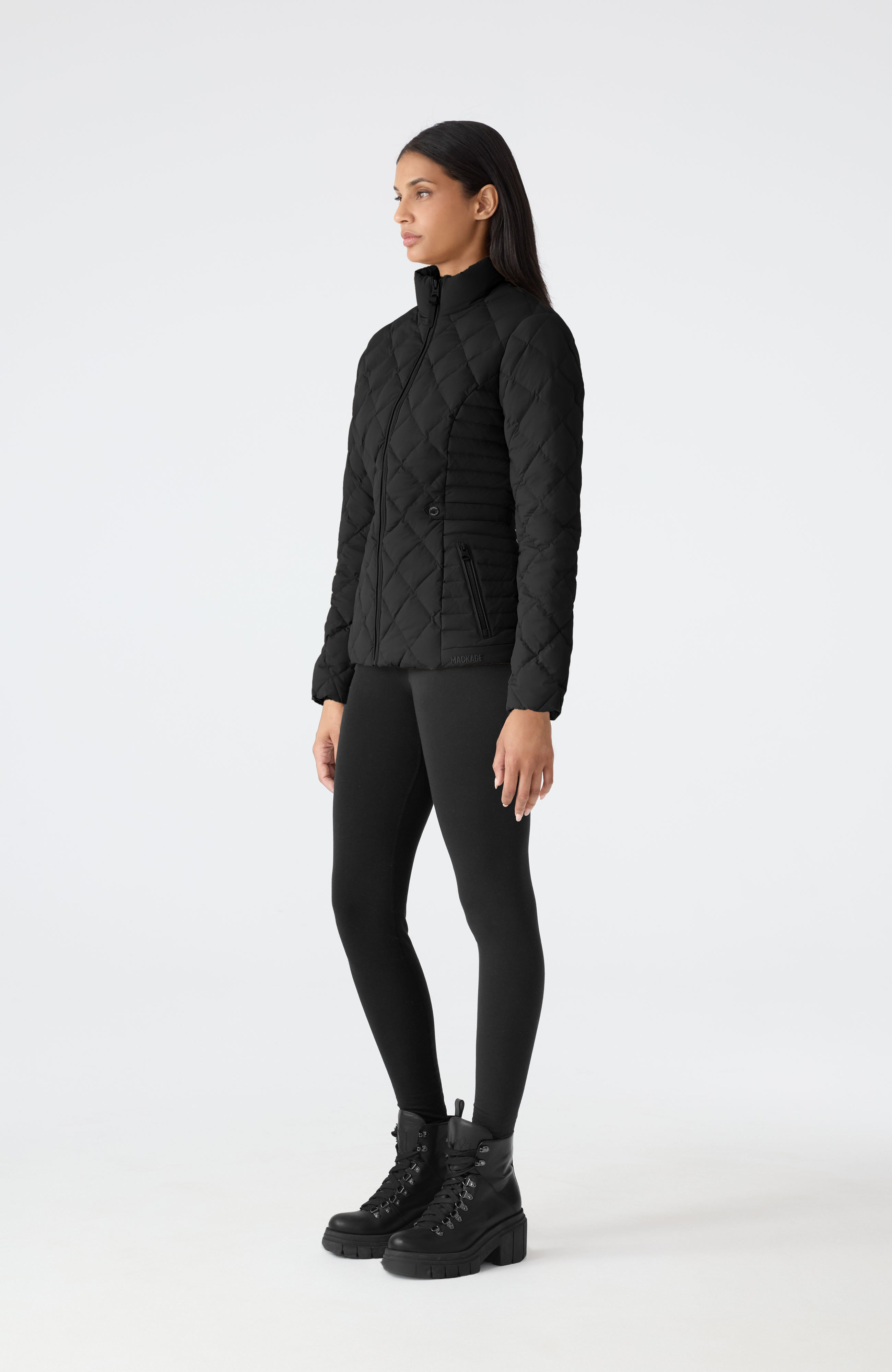 VIK Diamond Quilted Down Jacket - 3