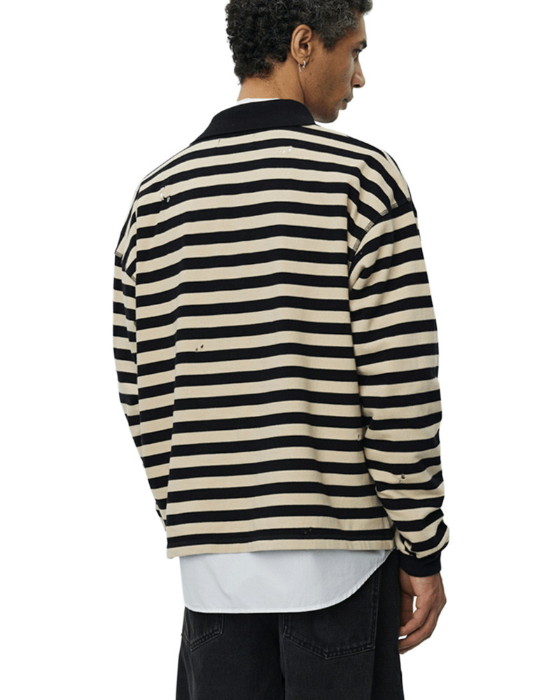 mfpen Fractured Polo Wide Black Stripe outlook