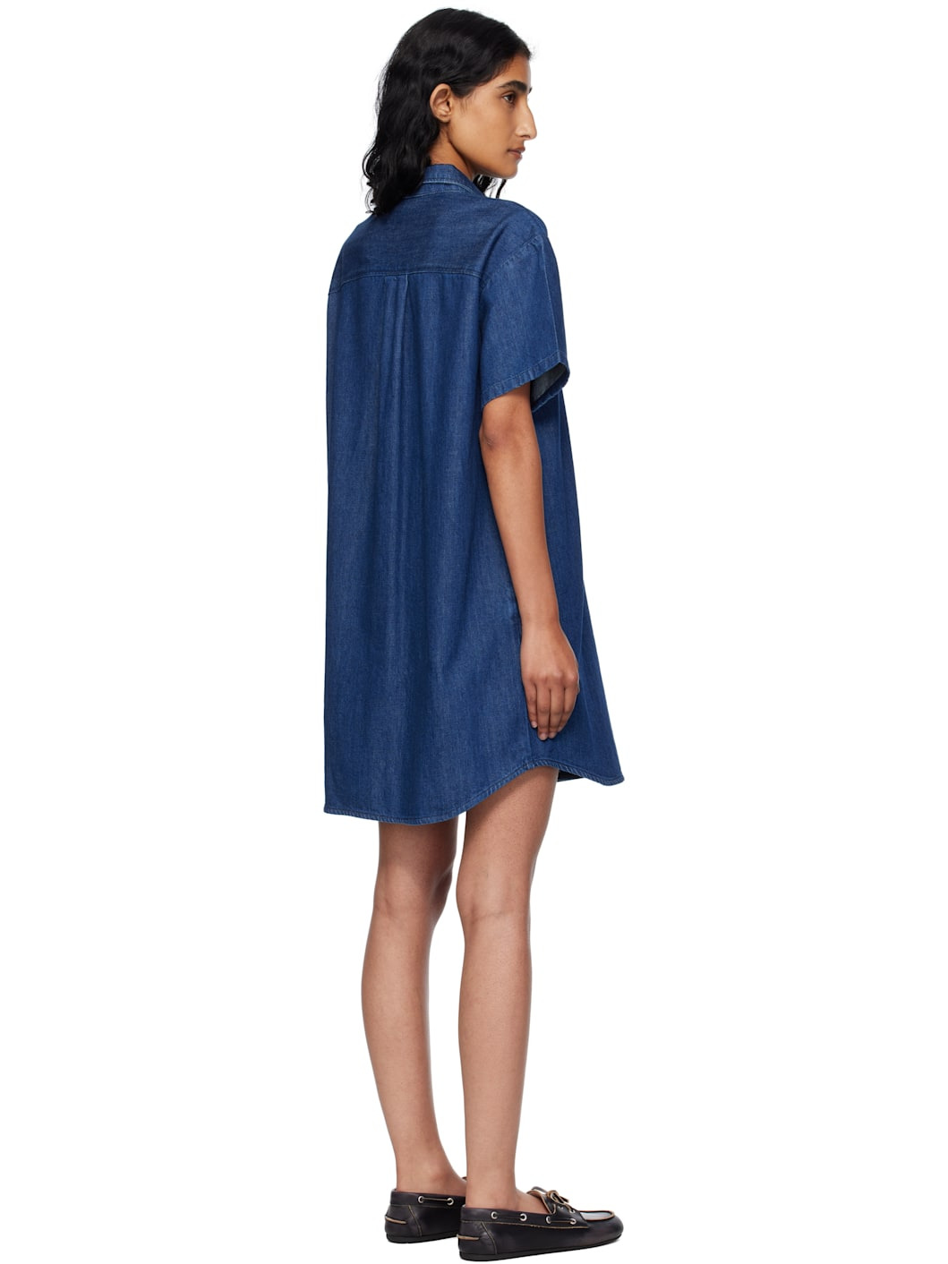 Navy Ary Denim Minidress - 3