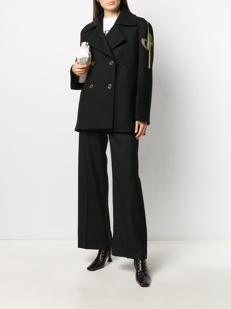 PATOU double breasted coat outlook