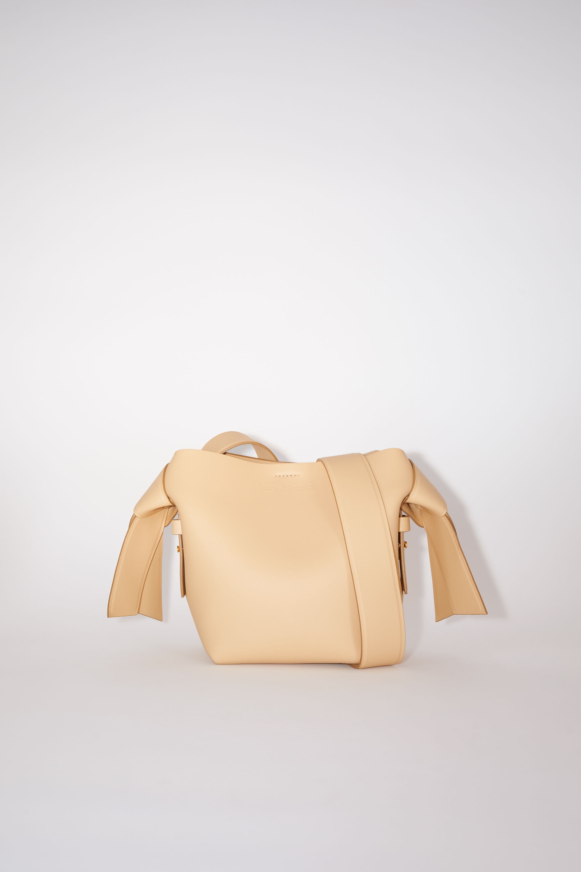 Acne Studios Musubi mini shoulder bag - Dune beige | REVERSIBLE