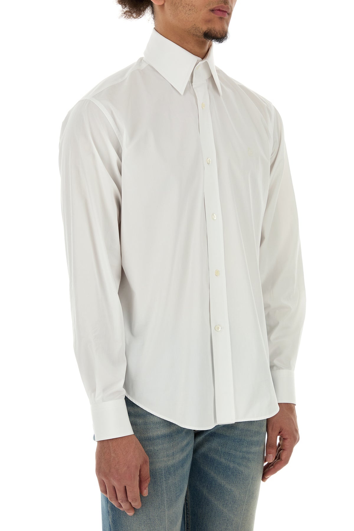 White poplin shirt - 3