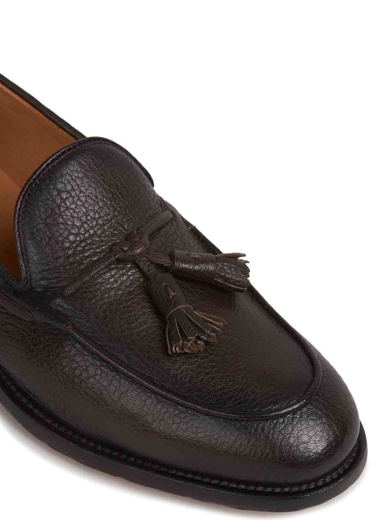 tassel-detail textured loafers 5