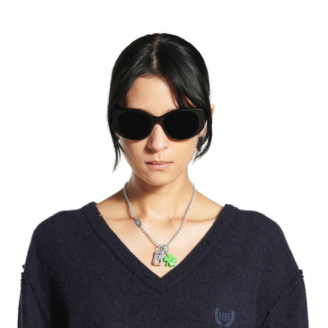 Carousel Clover Collector Necklace  in Multicolored - 4