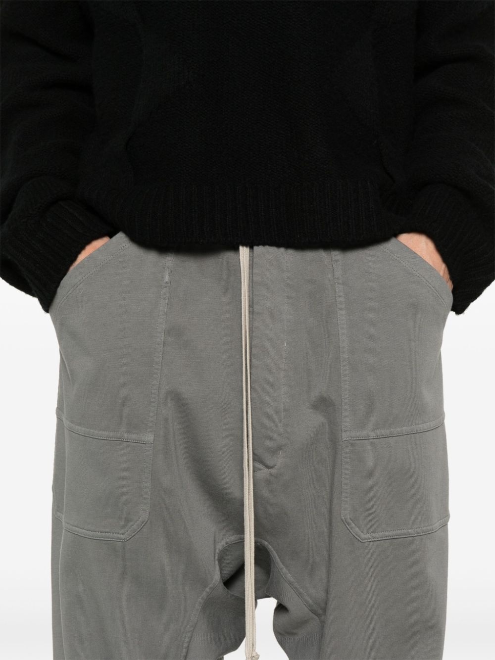 Cargo drawstring sweatpants - 5