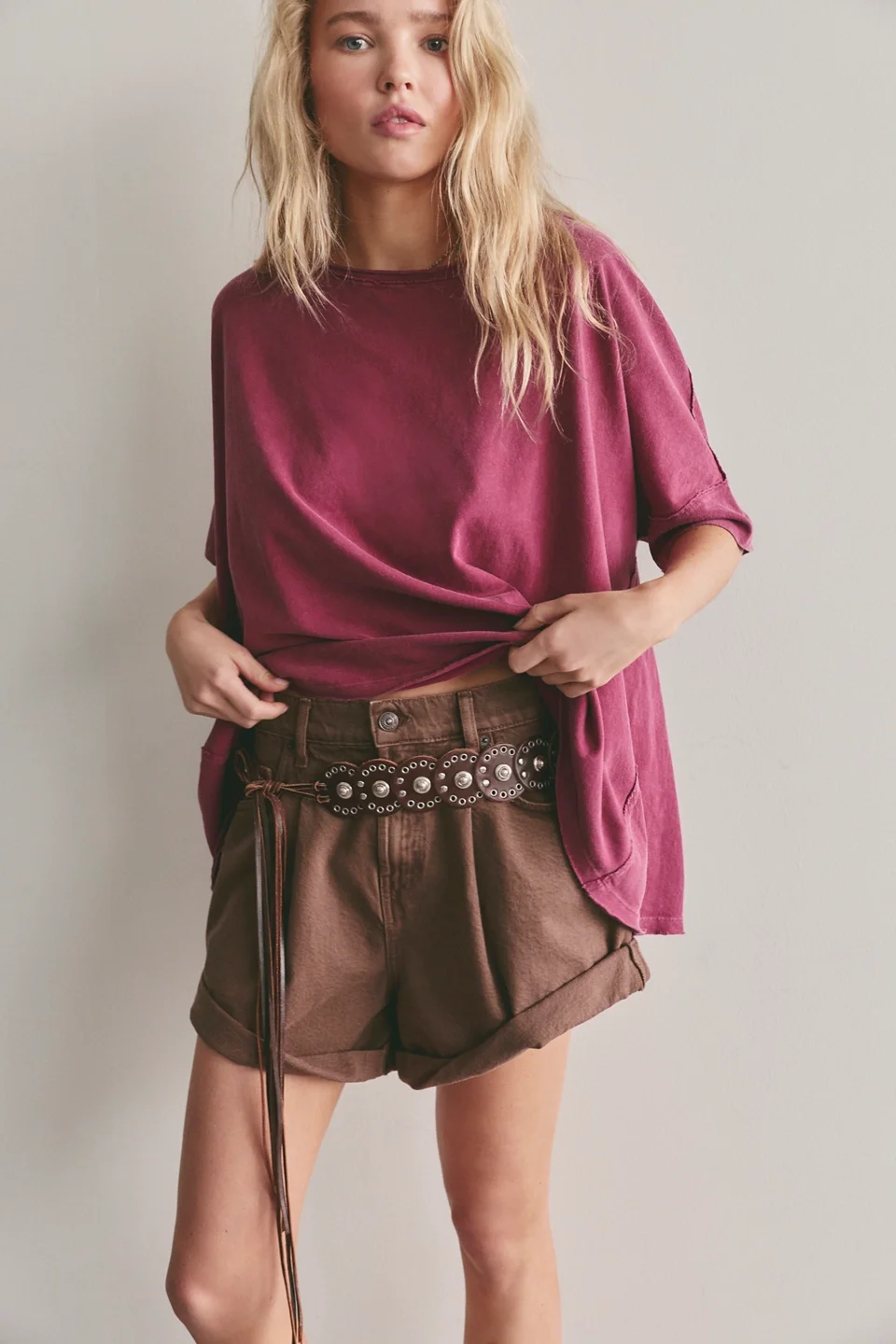 We The Free Rex Oversized Cotton Tee - 1