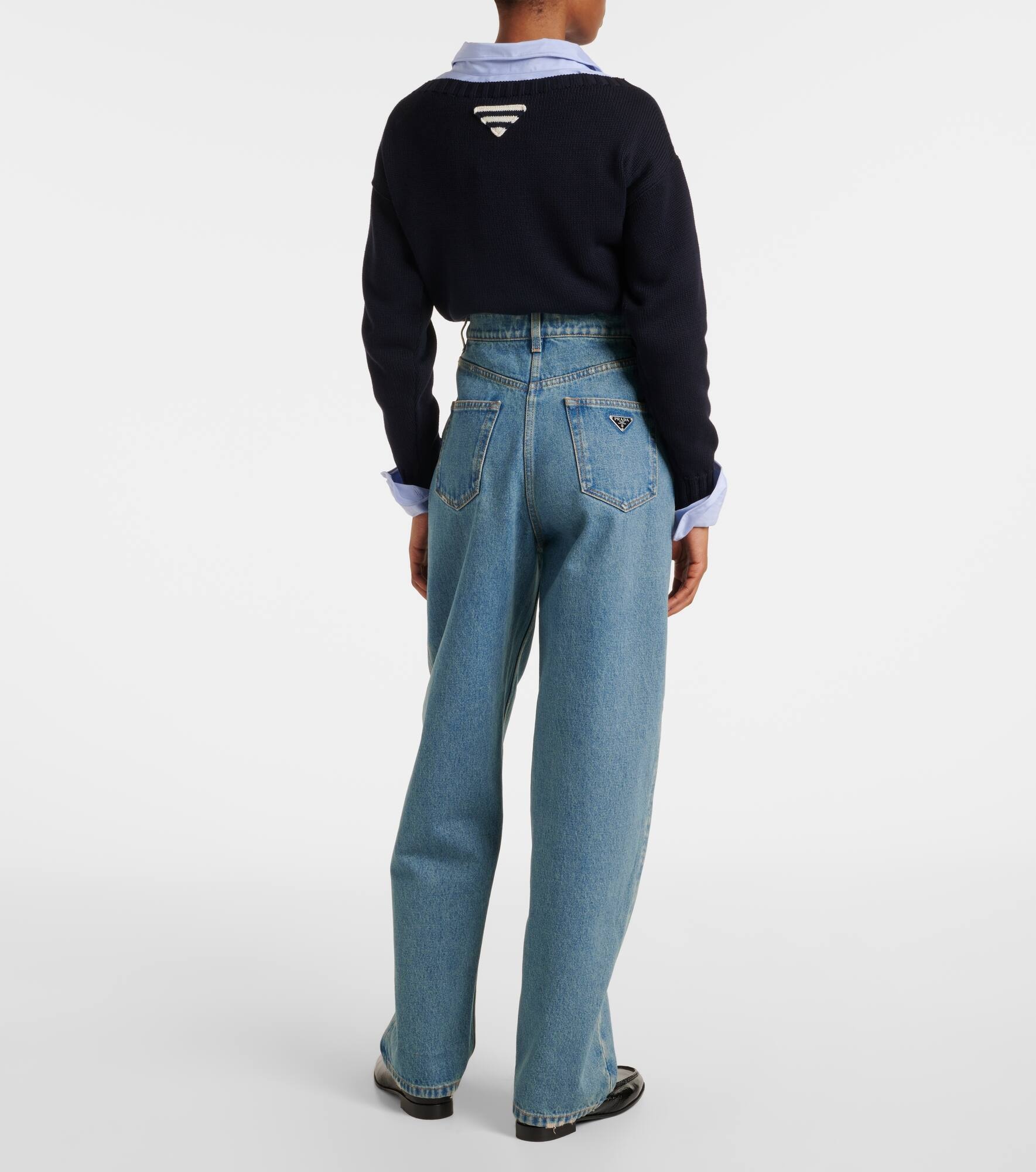 High-rise wide-leg jeans - 3