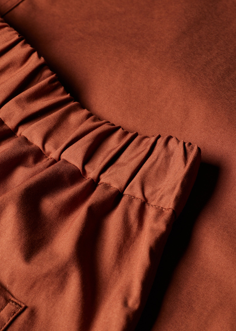 Women's Rust Red Balloon Trousers 5