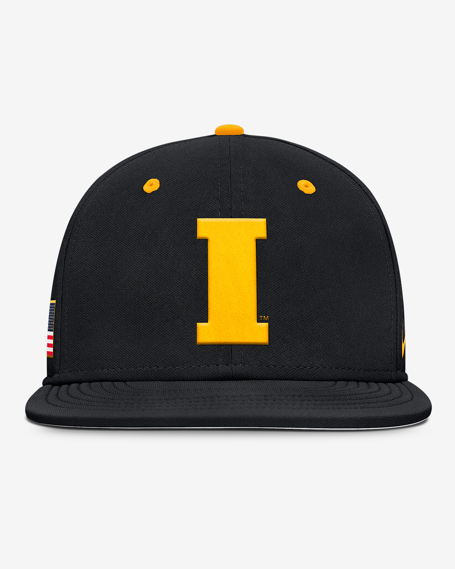 Iowa Hawkeyes Dugout True Men’s Nike Dri-FIT College Fitted Hat - 1
