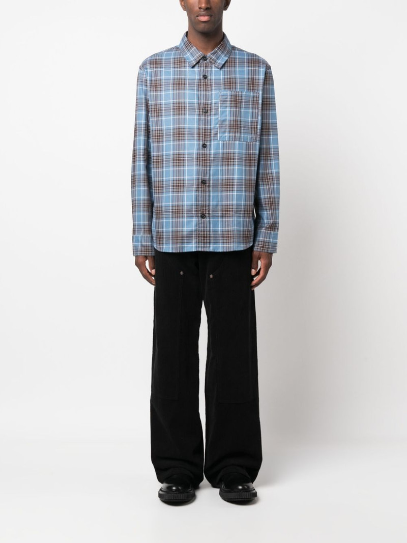 A.P.C. check-print pocket shirt outlook