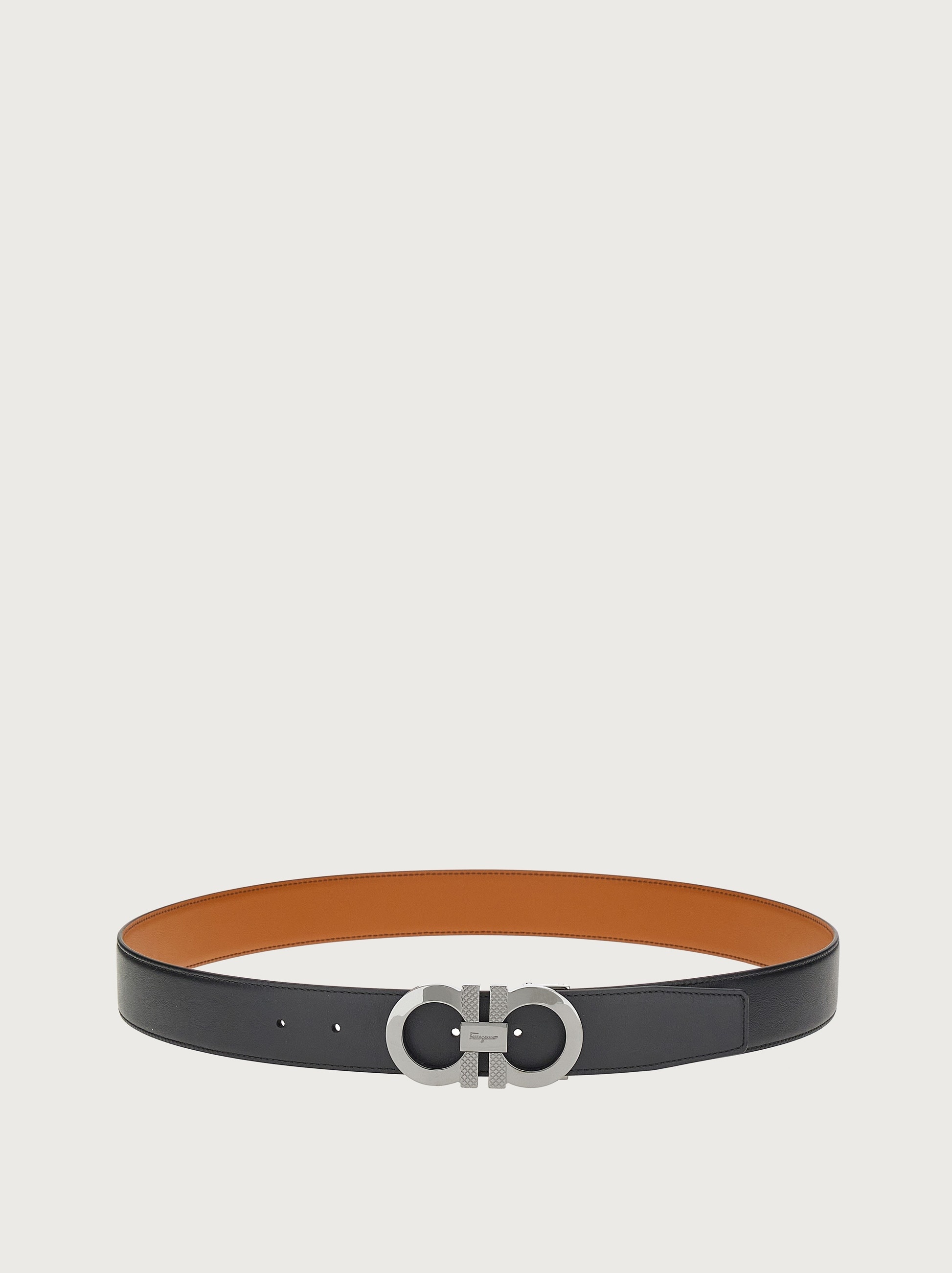 Reversible and adjustable Gancini belt - 3