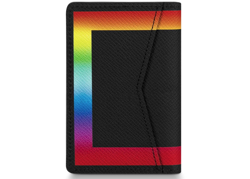 Louis Vuitton Louis Vuitton Pocket Organizer Taiga Black/Rainbow outlook