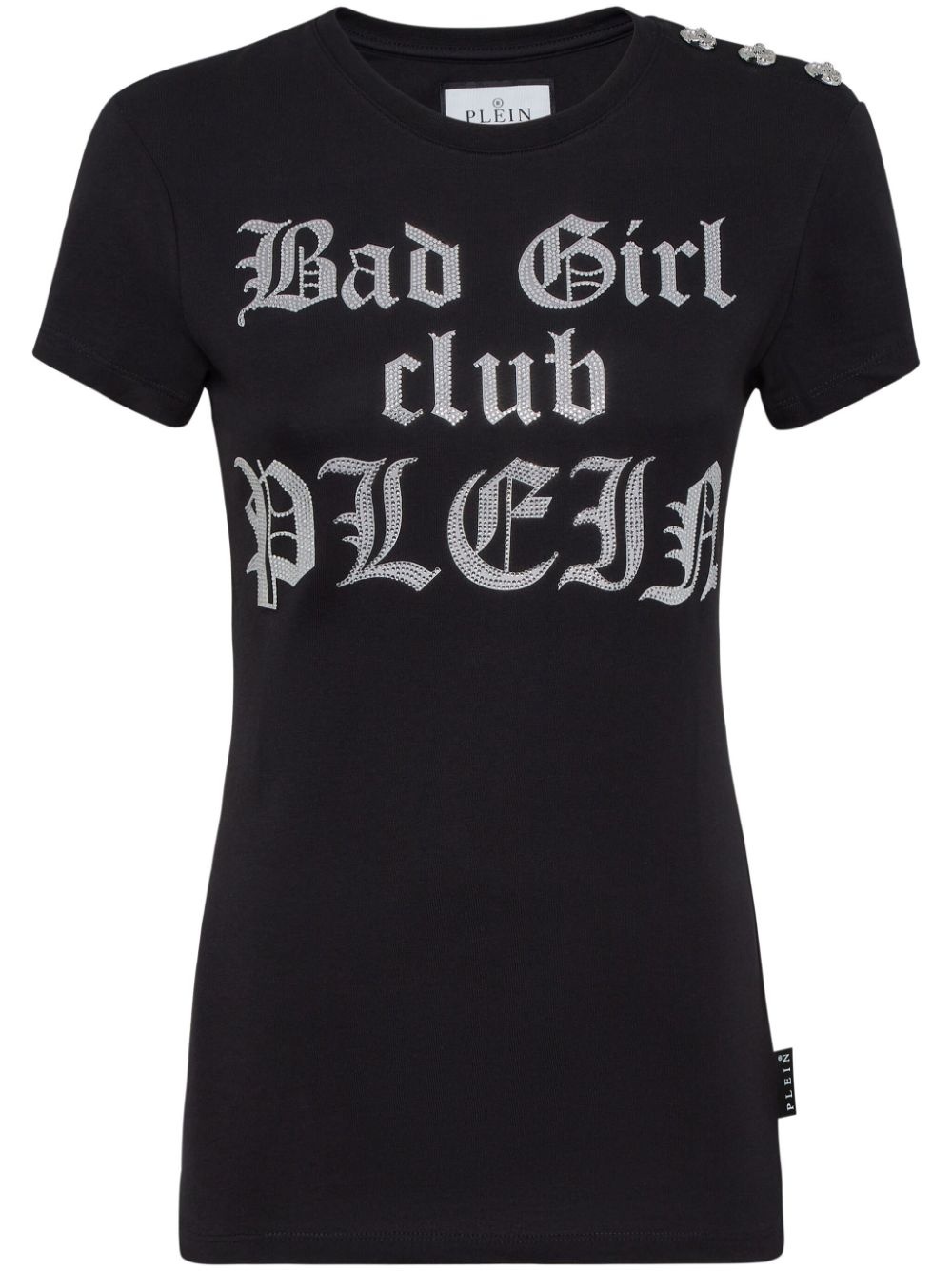 crystal-embellished T-shirt - 1