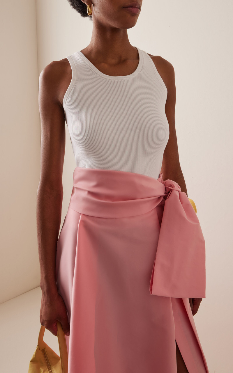 BERNADETTE Marcel Cotton Tank Top white outlook