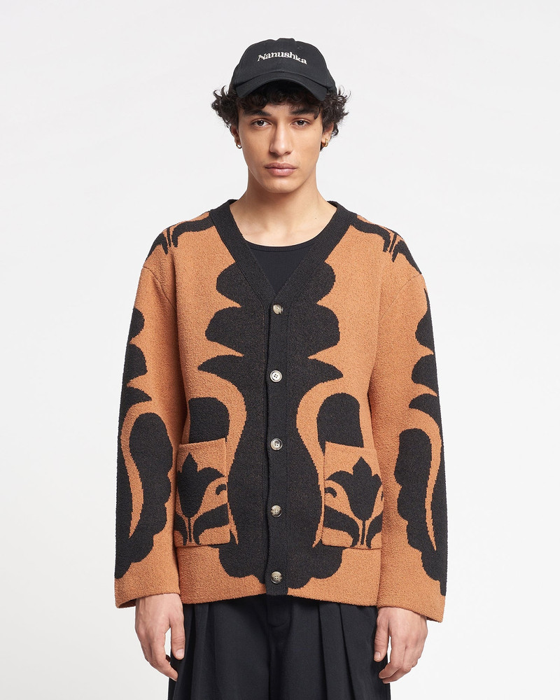 Nanushka Terry-Jacquard Cardigan outlook