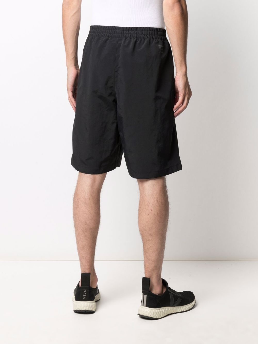 Utility wide-leg track shorts - 4