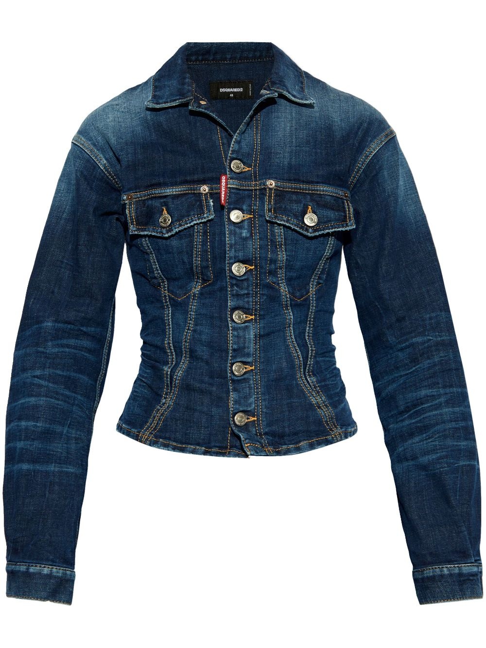 buttoned denim jacket - 1