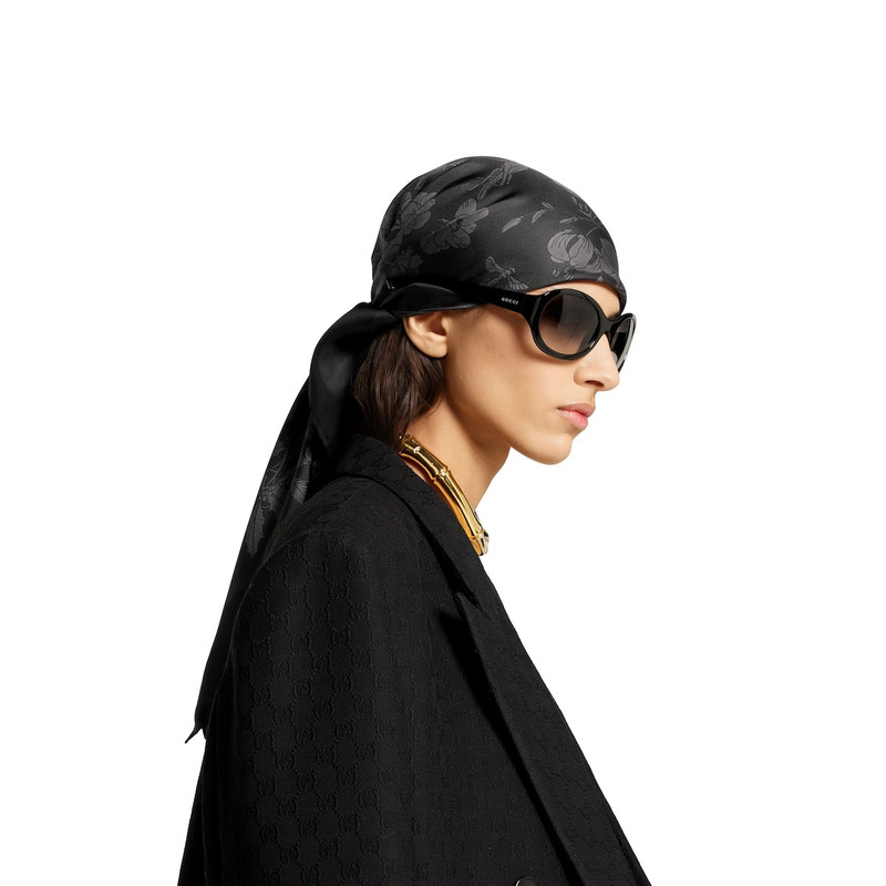 Printed silk twill carré 3