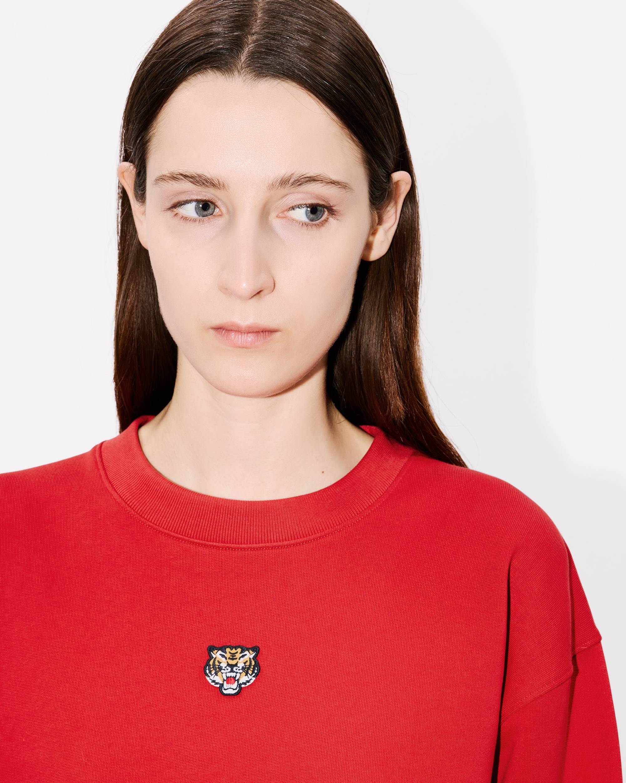 'Lucky Tiger' classic embroidered sweatshirt - 6
