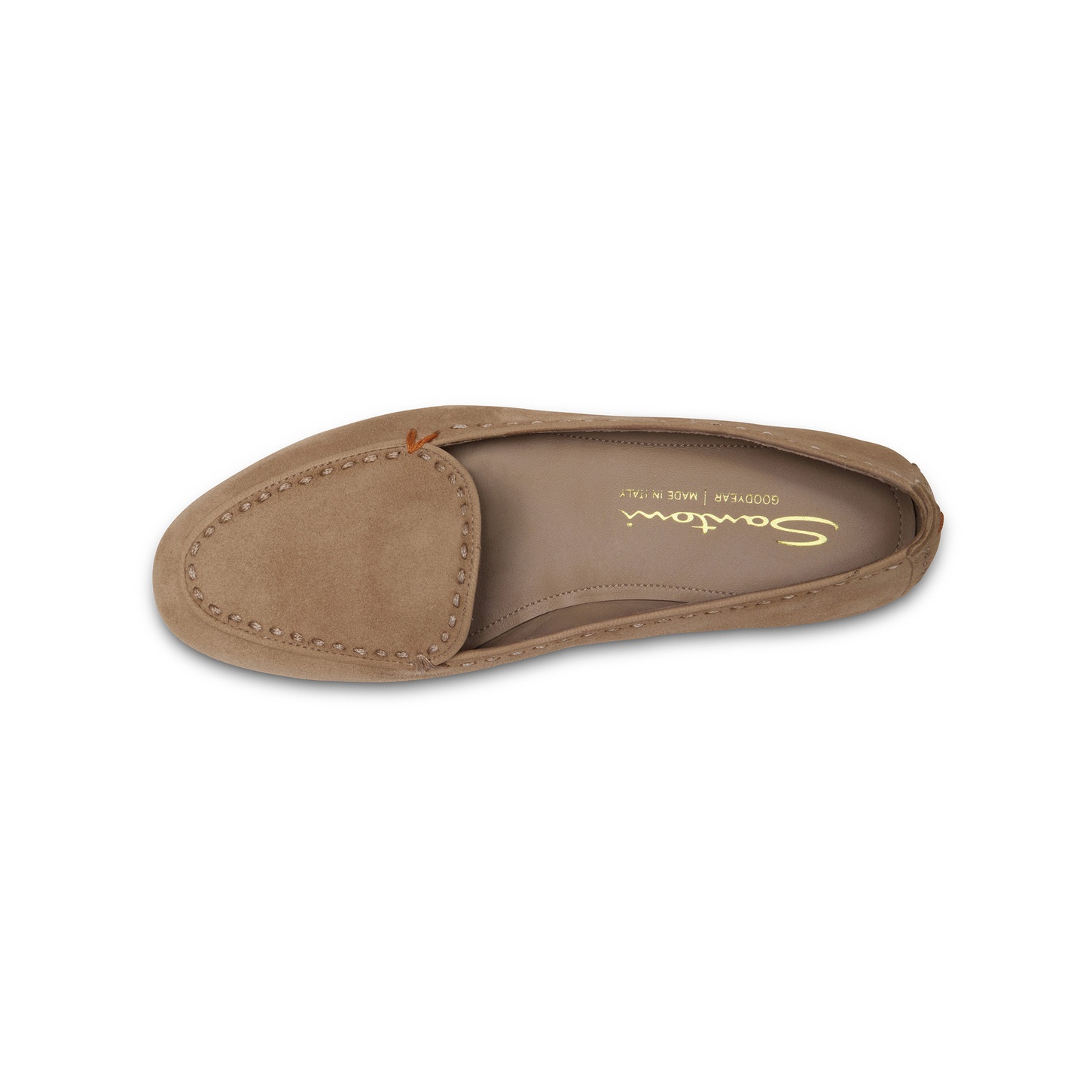 Women's pink suede loafer - 5