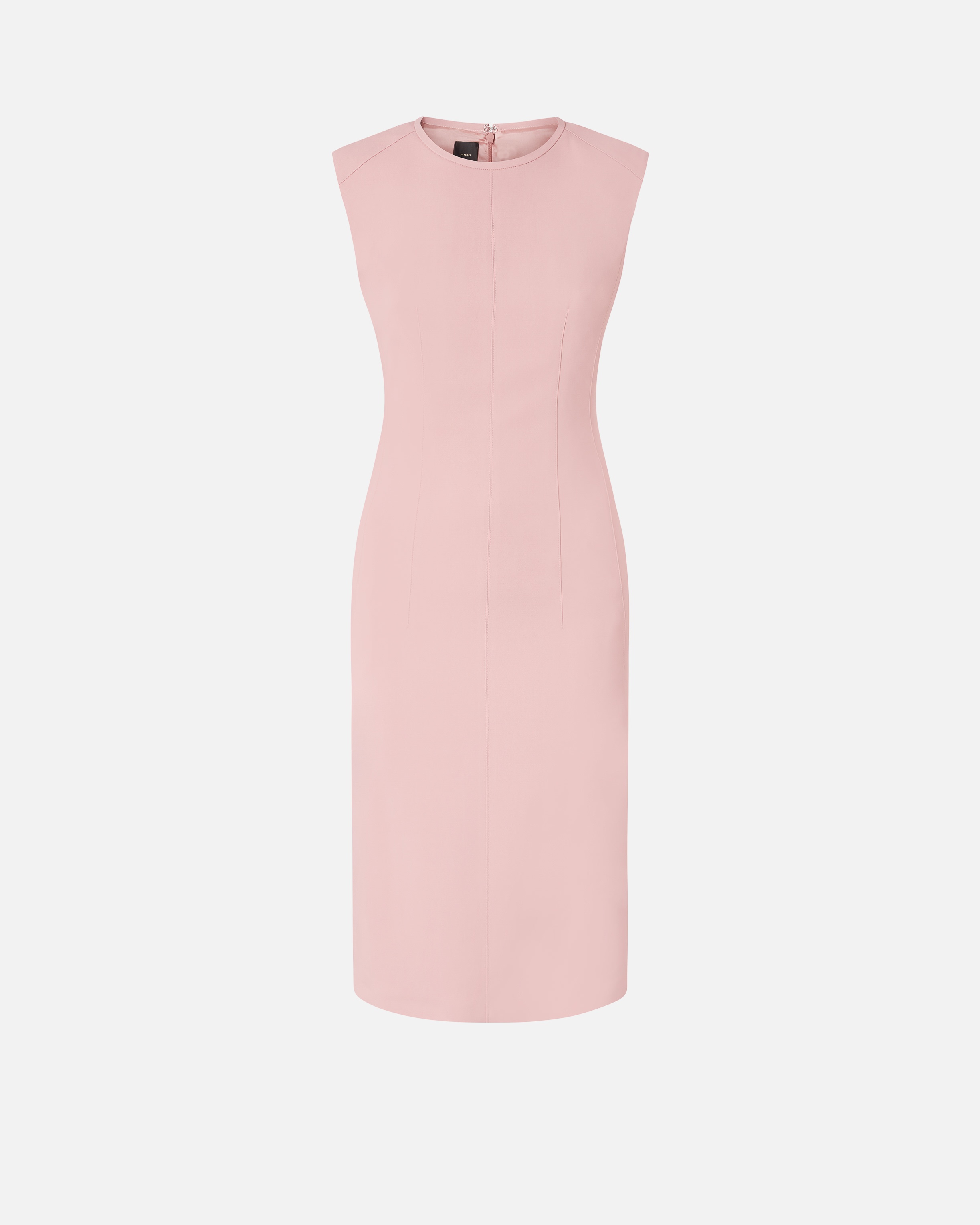 SLEEVELESS LONGUETTE DRESS IN TECHNICAL CADY - 1