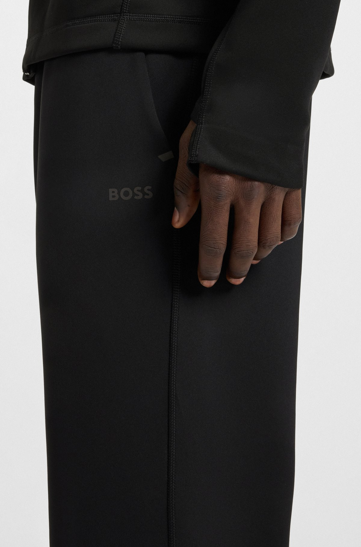 ACTIVE TRACKSUIT BOTTOMS IN STRETCH FABRIC WITH MOISTURE MANAGEMENT - 3