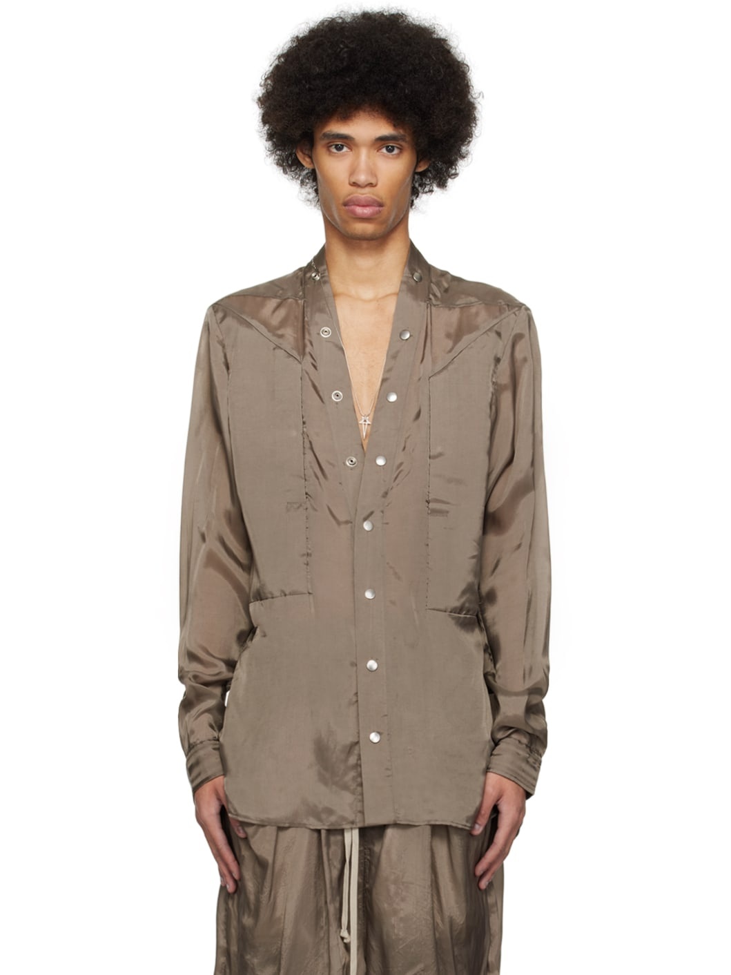 Gray Larry Fogpocket Shirt - 1
