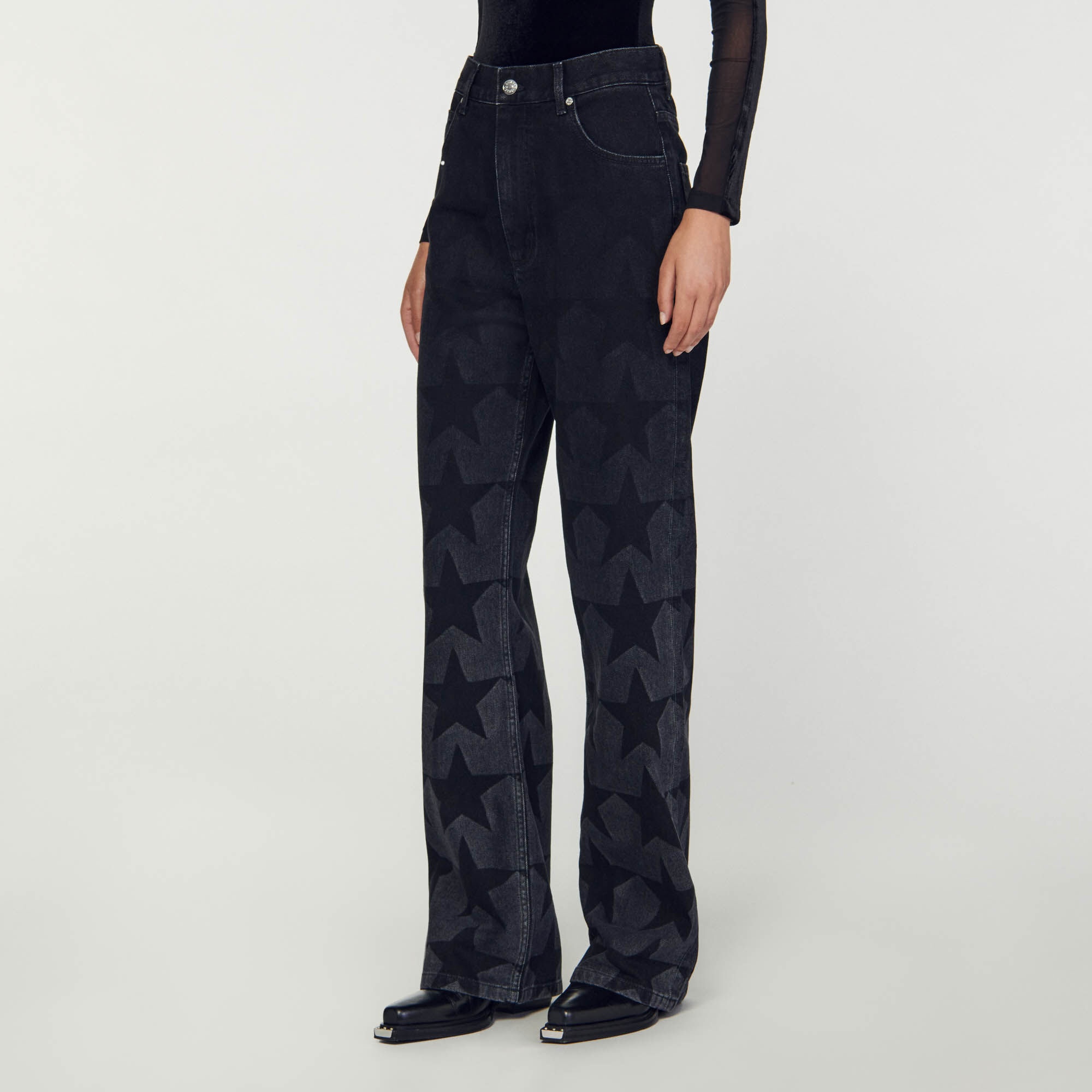 STARRY STRAIGHT-LEG JEANS - 5