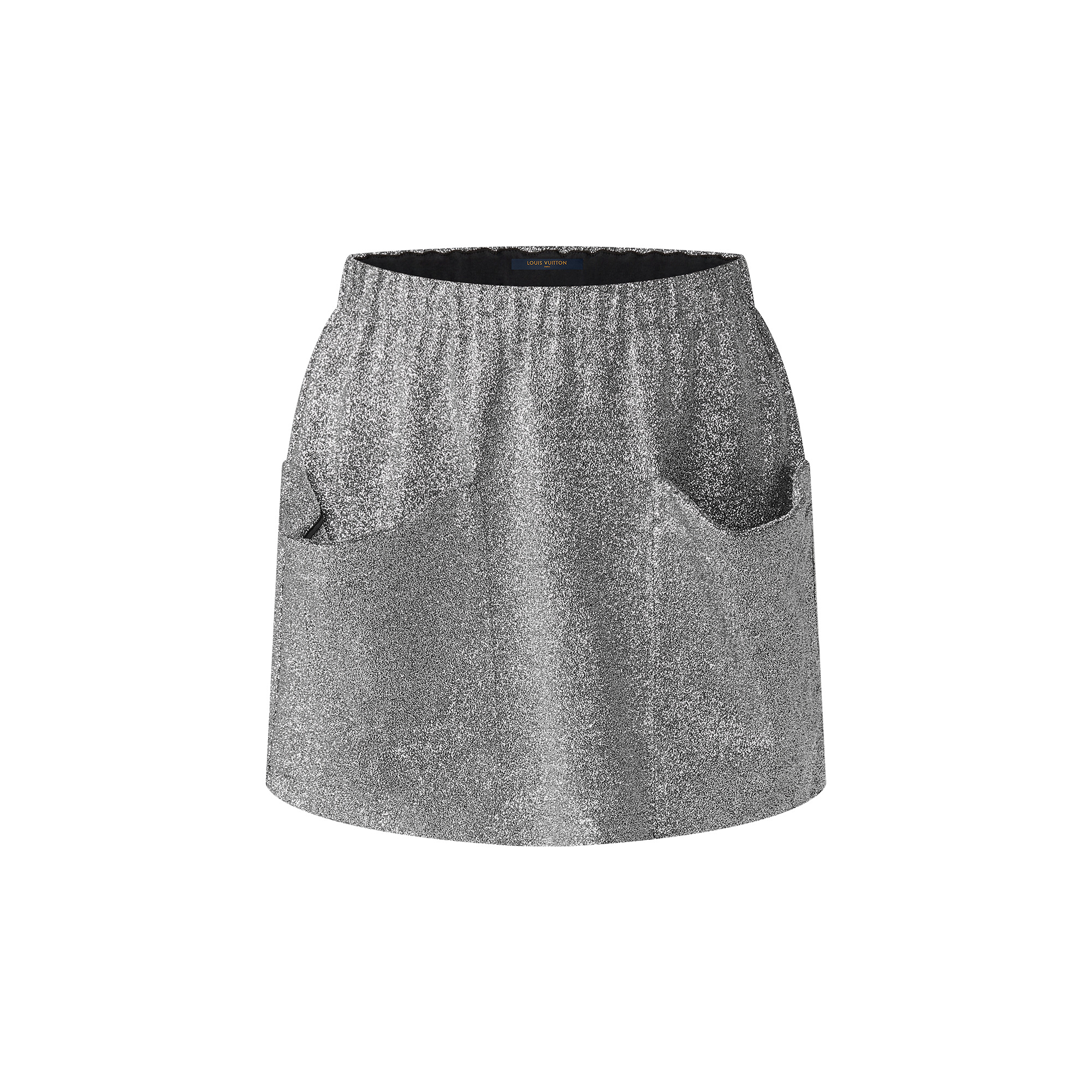 Oversized Pocket Glitter Mini Skirt - 1