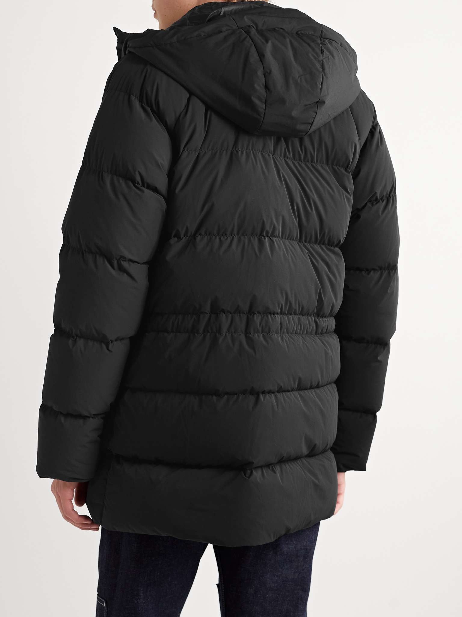 Quilted Shell Hooded Down Parka - 4