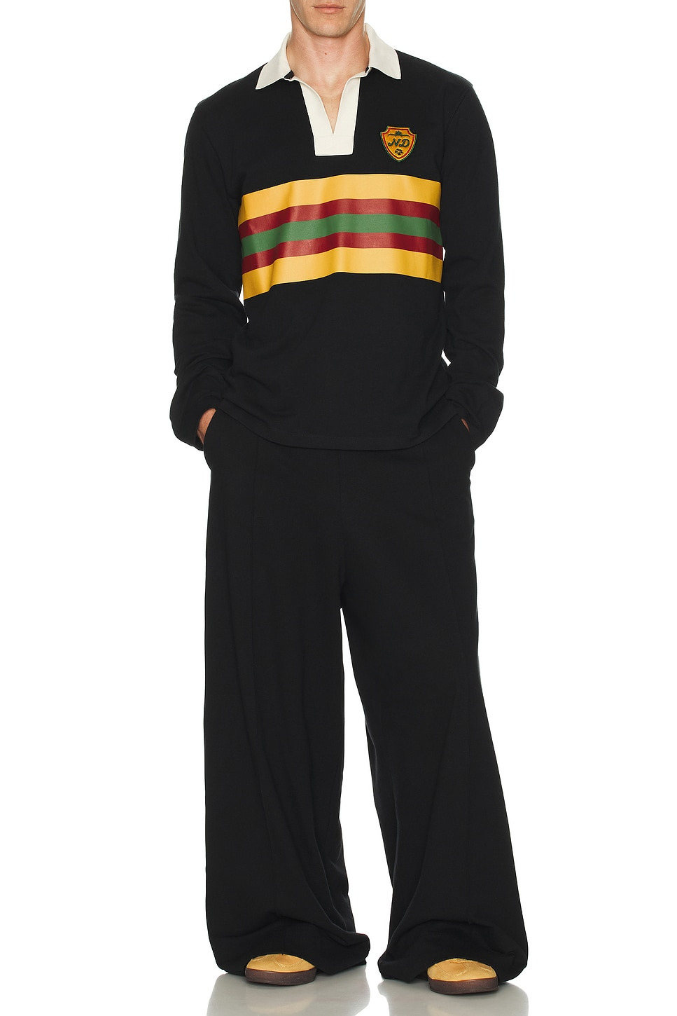 Wide Leg Track Pant - 6