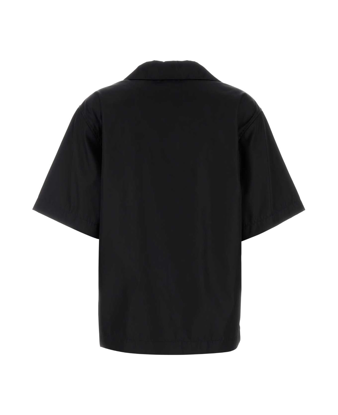 Black Gabardine Shirt - 2